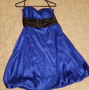 Royal blue dress